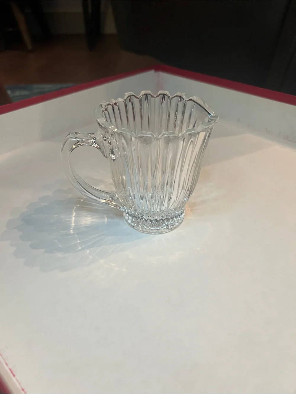 Mikasa Royal Suite crystal creamer pitcher